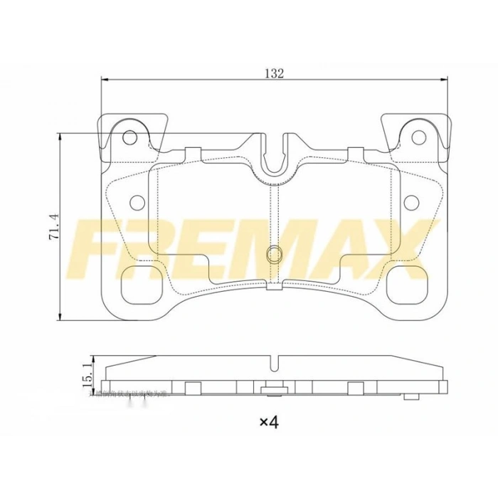 ARKA FREN BALATASI (CARBON FORMÜL) TOYOTA VERSO 2009-2018