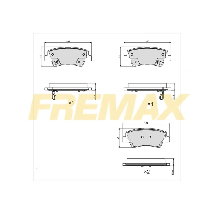ARKA FREN BALATASI (CARBON FORMÜL) VW TOUAREG-Q7-CAYENNE-911 2010