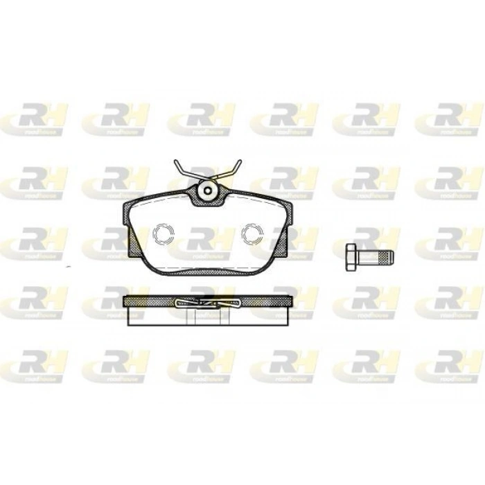 ARKA FREN BALATASI (CARBON FORMÜL) VW TRANSPORTER T4 91-2003 (FİŞSİZ)