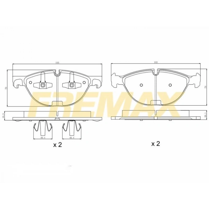 ARKA FREN BALATASI (CORBON FORMÜL) BMW 5 SERİ F07-F01-F02-F04 N57-D30A/7 SERİ 2009-2017