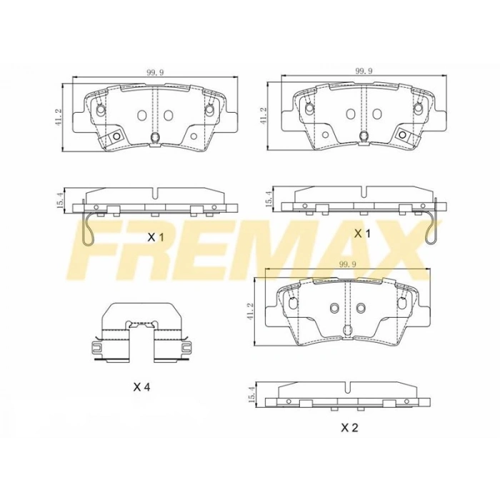 ARKA FREN BALATASI (CORBON FORMÜL) BMW F20-F21-F22-F23-F30-F31-F32-F33-F36-F80-F33-F80 2010-2018