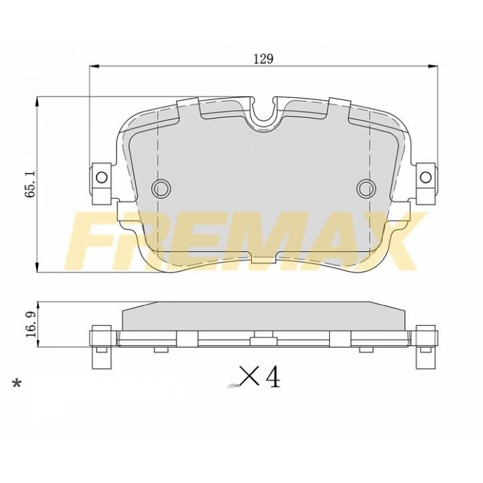 ARKA FREN BALATASI (CORBON FORMÜL) FORD TRANSIT V-347 (DİSK TİP) 206-2014