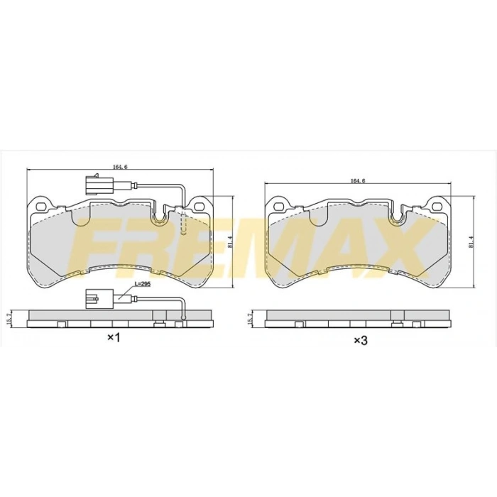 ARKA FREN BALATASI (CORBON FORMÜL) MERCEDES V-SERISI VİTO W447 2014