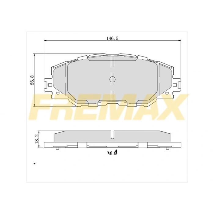 ARKA FREN BALATASI (CORBON FORMÜL) MERCEDES W204-207-X204 GLK 2007