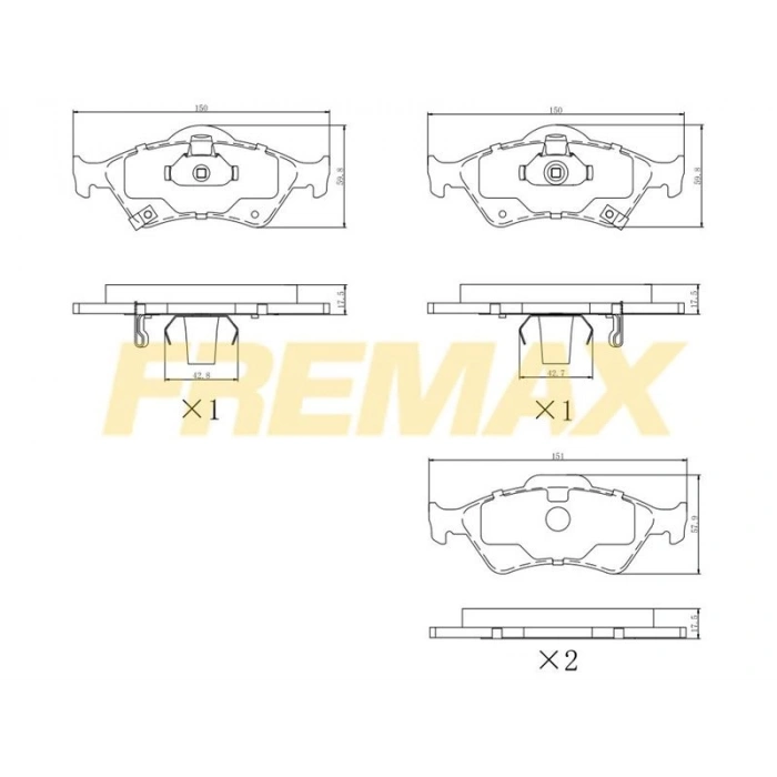 ARKA FREN BALATASI (CORBON FORMÜL)TOYOTA RAV4 2001-2005