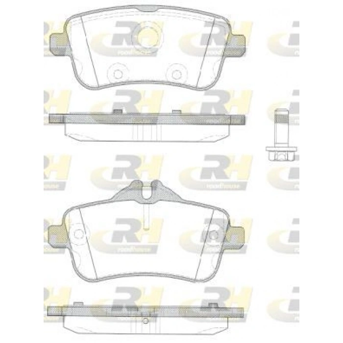 ARKA FREN BALATASI (CORBON FORMÜL) VW-AUDI A6-A7-A8-MACAN-BENTLEY MULSANNE