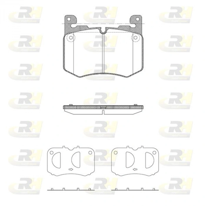 ARKA FREN BALATASI (CORBON FORMÜL) VW GOLF8-A3-LEON-OCTAVIA-CONNECT 2020