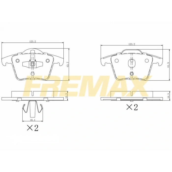 ARKA FREN BALATASI (CORBON FORMÜL) VW W906 SPRINTER-CRAFTER 2006-2018