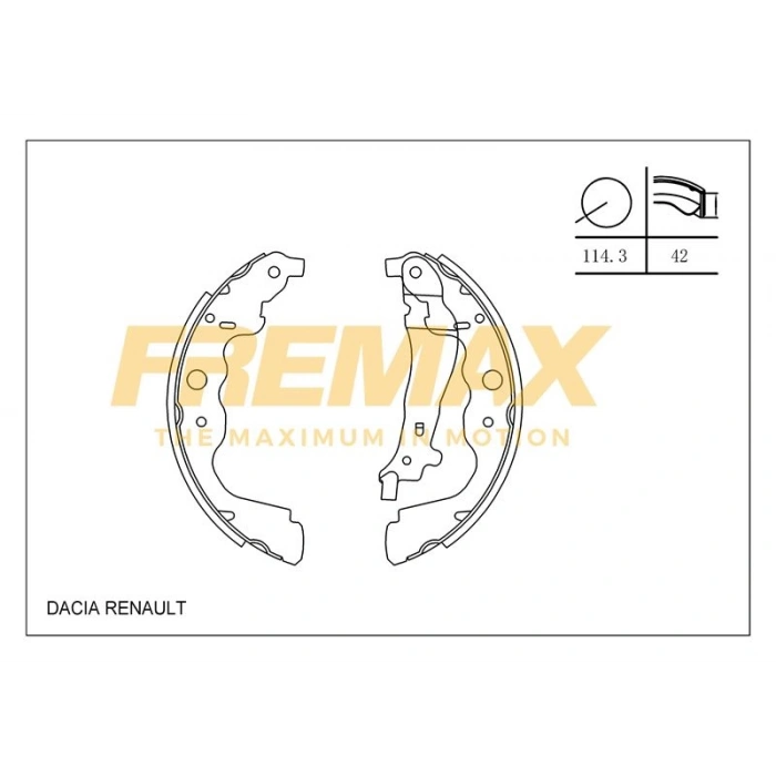 ARKA FREN BALATASI (KAMPANA TİP ) +1 ÖLÇÜ KALIN TİP (LEVYELİ) FIAT DOBLO III 2009