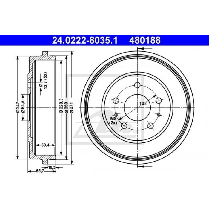 ARKA KAMPANA GRANDE PUNTO PUNTO EVO CORSA D 09 ADAM 14 4 DELİK 228.3x48