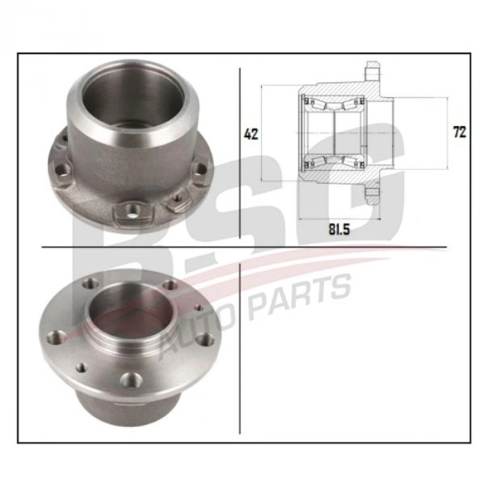 ARKA PORYA 5 BIJON RULMANLI (15 JANT ) DUCATO II/BOXER II/JUMPER II 2,8 JTD-HDI 94-06