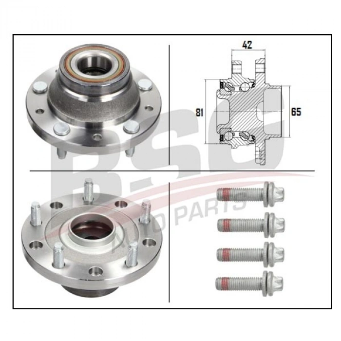 ARKA PORYA 5 BIJON RULMANLI 500 X/ JEEP RENEGADE 1,6 MJT 14-