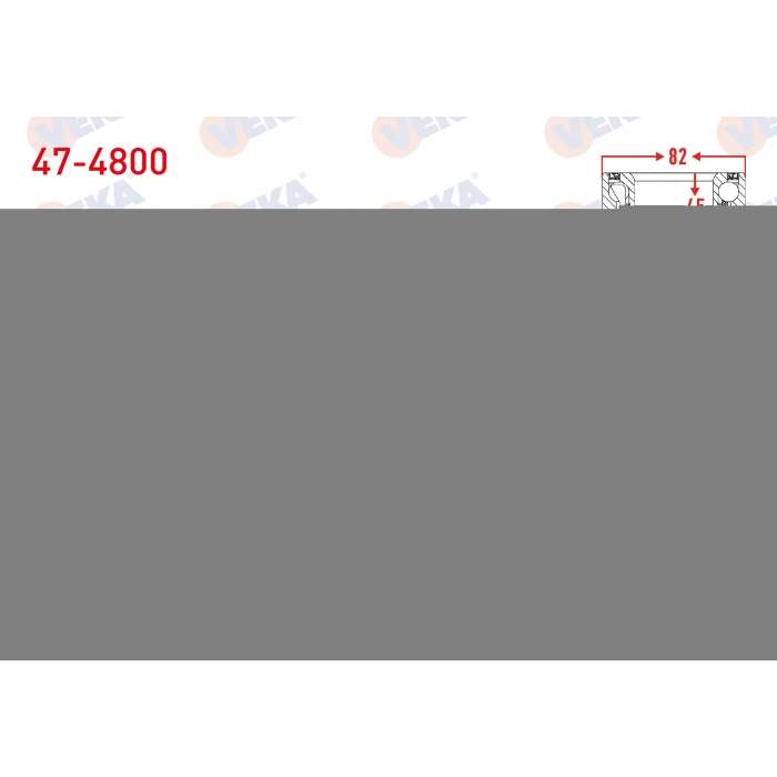 ARKA TEKERLEK RULMANI SOL-SAG 45X82X45 SSANGYONG ACTYON I 2.0 XDI 2005-2012/ ACTYON SPORTS II 2.0 XDI 2012-/ KYRON 2.0 XDI 2005-2011/ REXTON 2.7 XDI 2004-/ RODIUS I 2.7 XDI 2005-2013