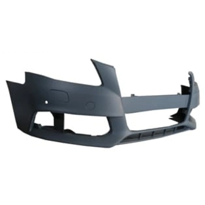 AUDI A4- 08/12; ÖN TAMPON GRİ (FAR YIKAMA/ÇEKİ DEMİRİ KAPAKLI)(SENSÖR DELİKLİ) (TYG)