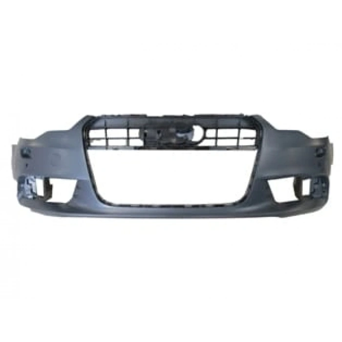 AUDI A6- 12/14; ÖN TAMPON (ASTARLI SENSÖR VE FAR YIKAMA DELİKLİ/SİS DELİKLİ) (TYG)