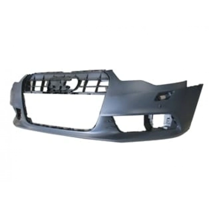 AUDI A6- 12/14; ÖN TAMPON (ASTARLI SENSÖR VE FAR YIKAMA DELİKLİ/SİS DELİKLİ) (TYG)