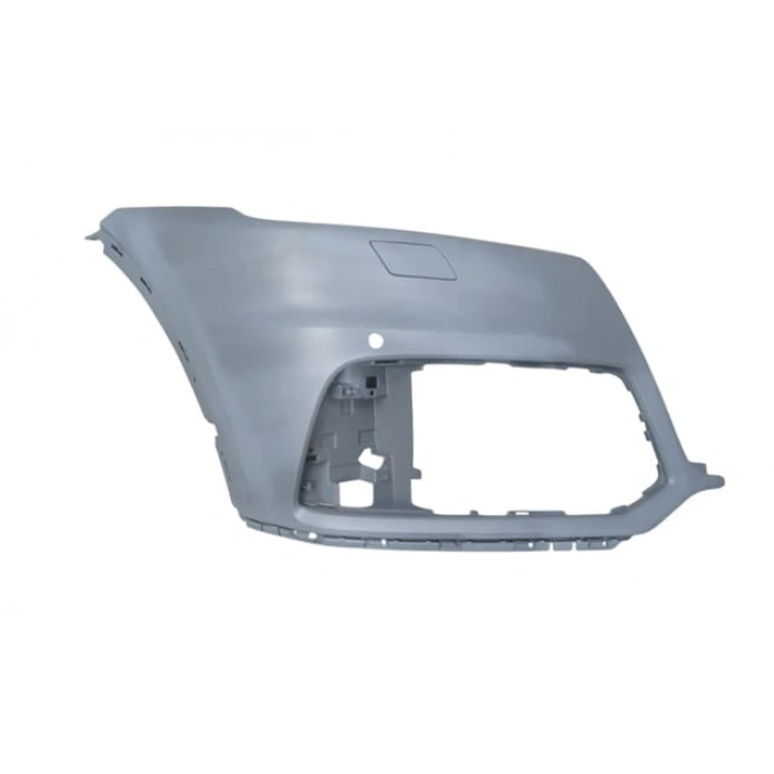 AUDI Q5- 17/20; ÖN TAMPON SAĞ ASTARLI GRİ (FAR YIKAMA KAPAKLI/SENSÖR DELİKLİ) (TYG)
