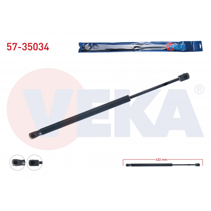 BAGAJ AMORTISORU 432mm/600N RENAULT MEGANE III HB 2008-2015