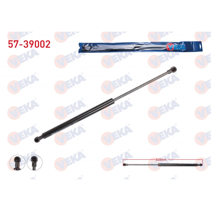 BAGAJ AMORTISORU 440mm/600N SKODA FABIA (6Y2) 5 KAPI 1999-2007