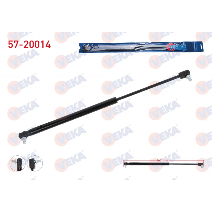 BAGAJ AMORTISORU 467mm/180N HONDA CIVIC 3 KAPI 1991-1995