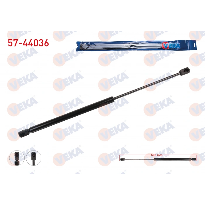 BAGAJ AMORTISORU 505mm/770N VOLKSWAGEN TOURAN (1T1,1T2) 2003-2010