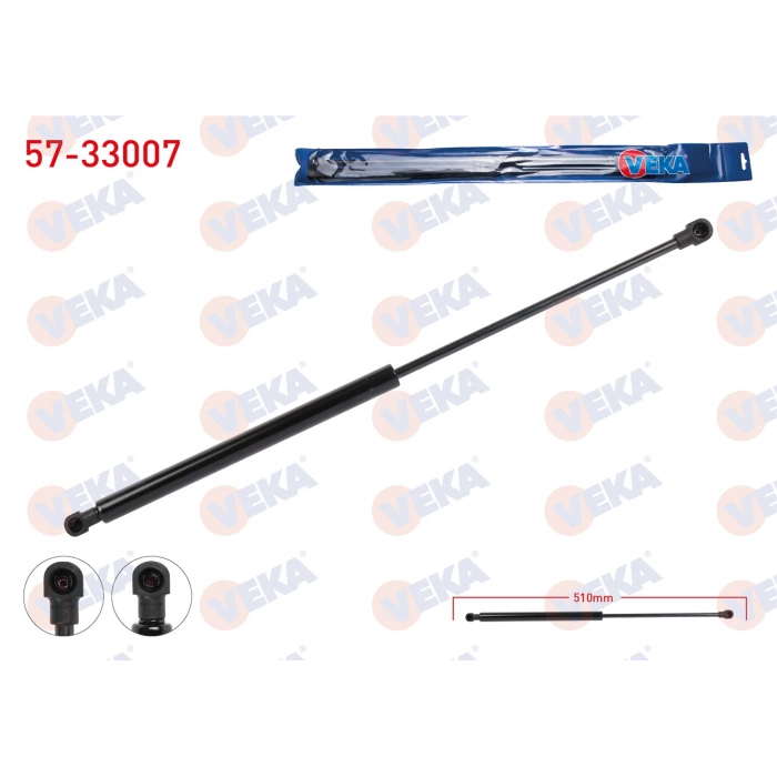 BAGAJ AMORTISORU 510mm/470N PEUGEOT 207 (WA,WC) 2006-2012 / CITROEN C5 2001-2004