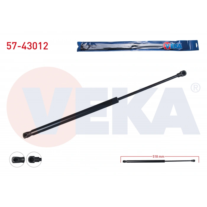 BAGAJ AMORTISORU 518mm/295N TOYOTA AYGO 2005-2014