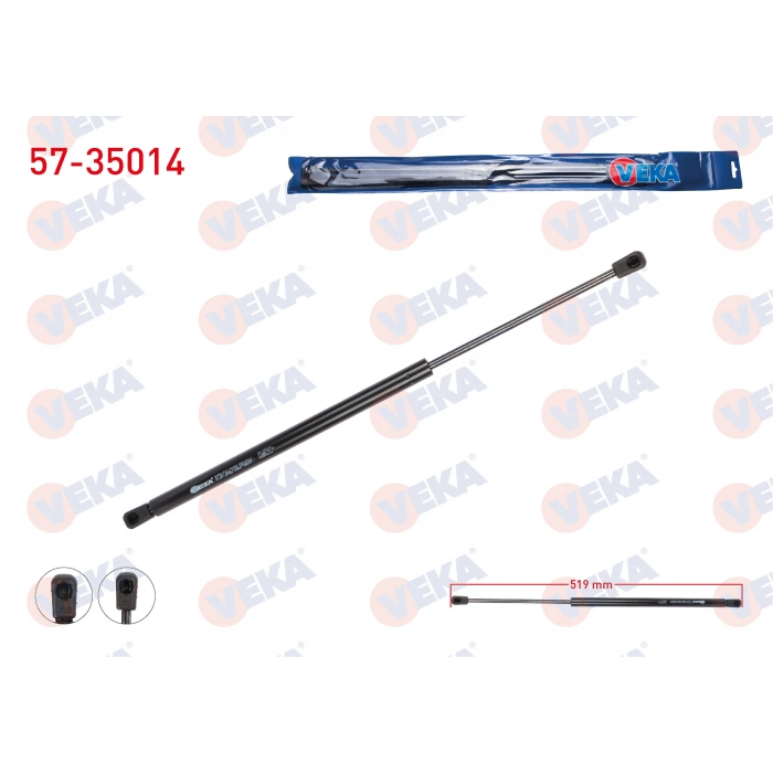 BAGAJ AMORTISORU 519mm/625N RENAULT SCENIC II (JM0/1) 2003-2009