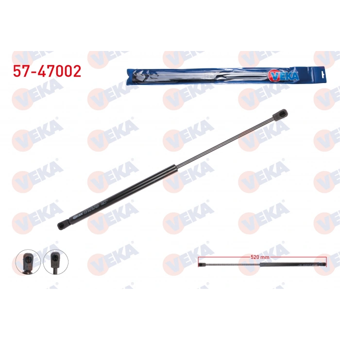 BAGAJ AMORTISORU 520mm/370N DACIA SANDERO 2008-2013