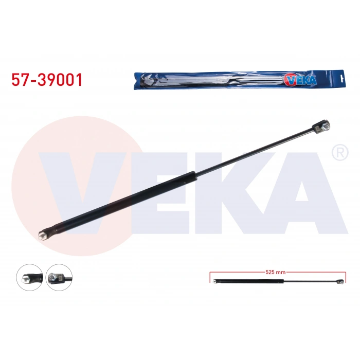 BAGAJ AMORTISORU 527mm/500N SKODA FAVORIT 135 1989-1994