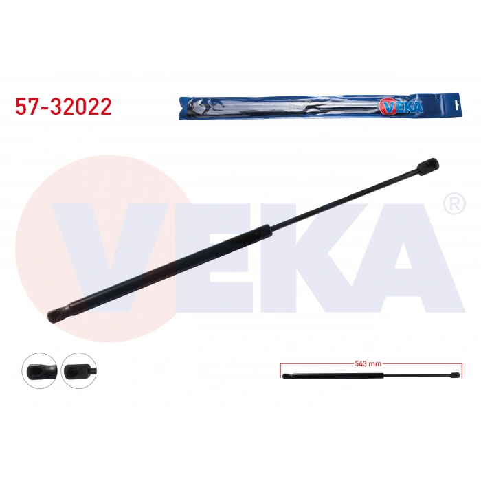 BAGAJ AMORTISORU 543mm/310N OPEL ASTRA G (F69) 5 KAPI 1998-2005