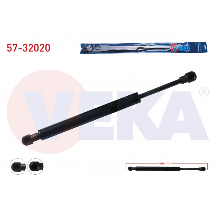 BAGAJ AMORTISORU 544mm/320N OPEL CORSA B 3 KAPI 1993-2000