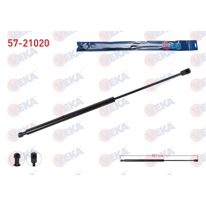 BAGAJ AMORTISORU 557mm/550N HYUNDAI SANTA FE 2001-2006