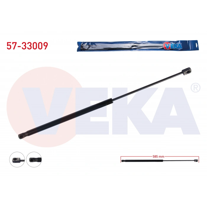 BAGAJ AMORTISORU 585mm/300N PEUGEOT 106 I (1A,1C) 5 KAPI 1991-1996