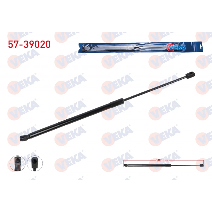 BAGAJ AMORTISORU 587mm/440N SKODA KODIAQ 2017-