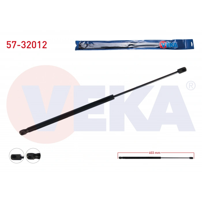 BAGAJ AMORTISORU 603mm/240N OPEL CORSA D 3 KAPI 2006-2014