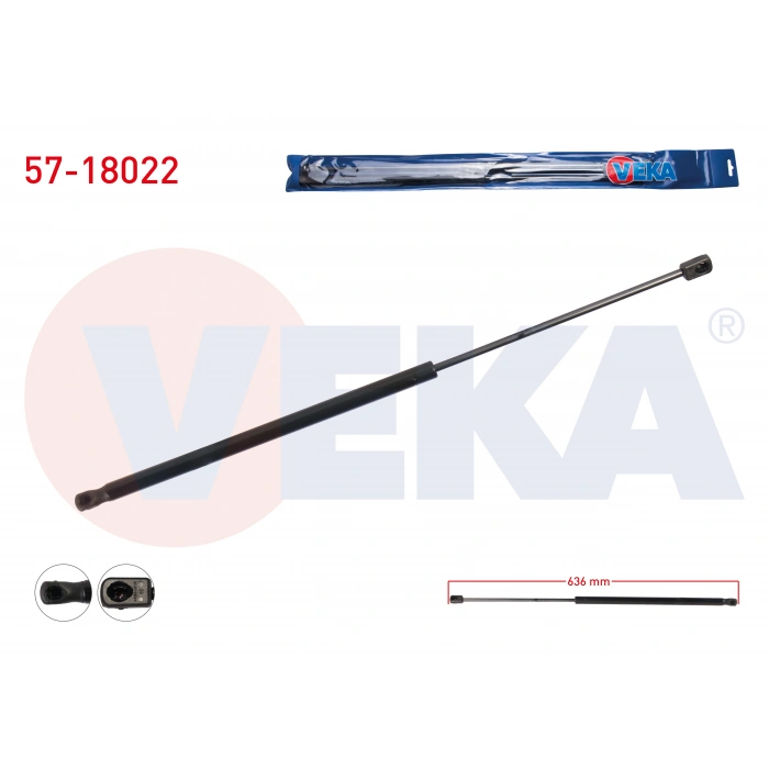 BAGAJ AMORTISORU 636mm/340N FIAT EGEA HB 2015-