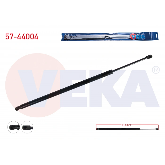 BAGAJ AMORTISORU 713mm/830N VOLKSWAGEN CADDY III (2KA,2KH,2CA,2CH) 2004-2015