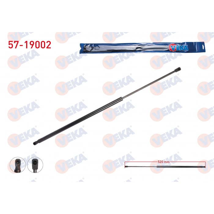 BAGAJ AMORTISORU 829mm/640N FORD TRANSIT (FA_ _) 2000-2006