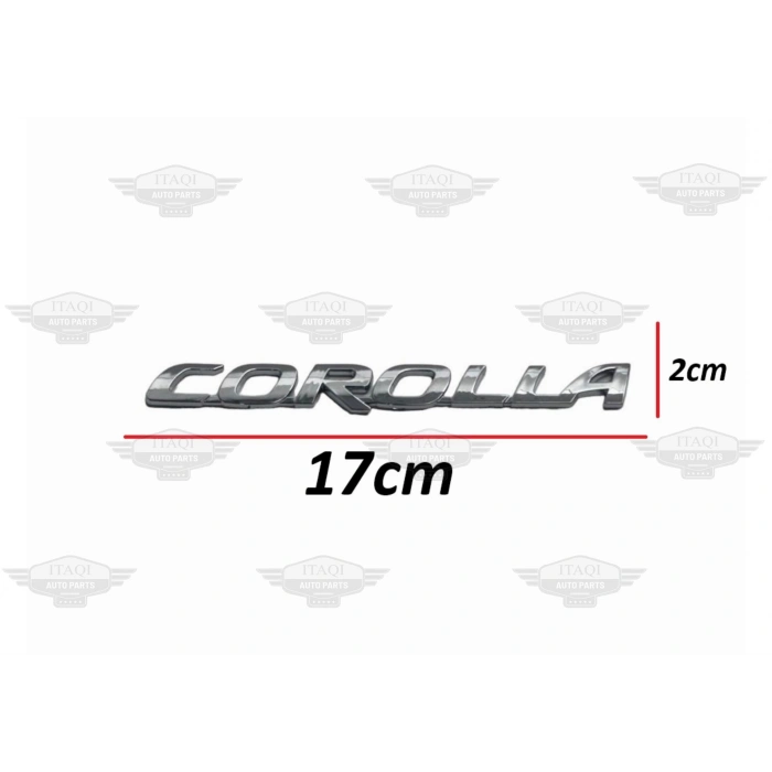 BAGAJ KROM COROLLA 02-25 ARKA (COROLLA YAZISI)
