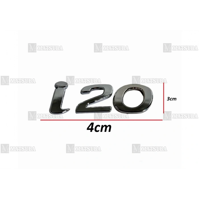 BAGAJ KROM İ20 08-17 ARKA (İ20 YAZISI)