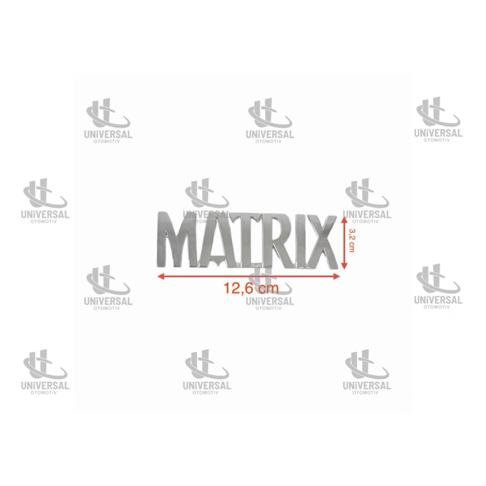 BAGAJ KROM MATRİX 01-06 ARKA (MATRİX YAZISI)