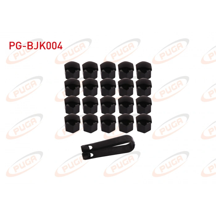 BIJON KAPAK SETI SIYAH 20 ADET+CIKARTMA APARATI