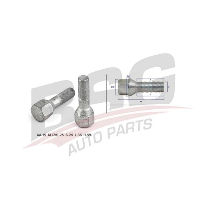 BIJON SAPLAMASI UZUN GEOMET KAPLI ( M12X1.25 ) TOFAS M131 DKS BM 78-