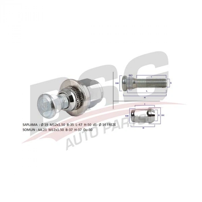 BIJON SETI COROLLA 92-00 / AVENSIS 92-00 / AURIS 10 92-