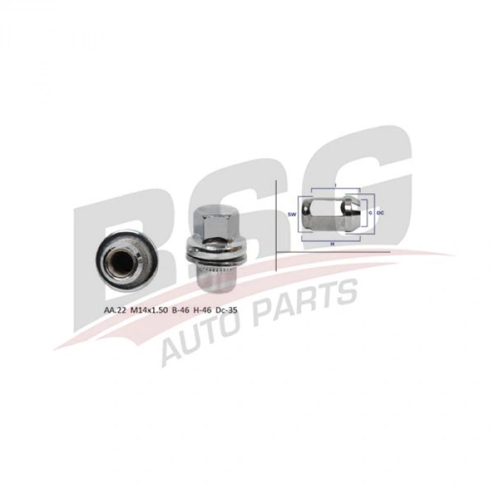 BIJON SOMUNU AA.22 M14X1.50-46 LAND ROVER RANGE ROVER DISCOVERY III-IV SPORT BM 02-