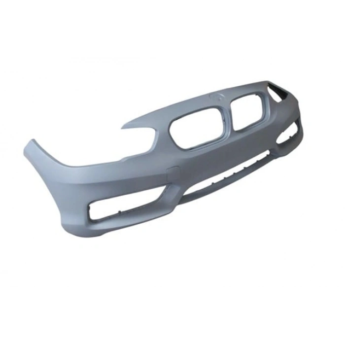 BMW 1 SERI- F20- 15/19; ÖN TAMPON ASTARLI GRİ/FAR YIKAMA DELİKSİZ (TYG)