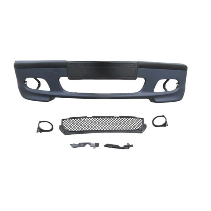 BMW 3 SERI- E46- SD- 98/05; ÖN TAMPON ASTARLI (SİS DELİKLİ/BANDLI/PANJURLU) (PLAKA PLASTİKLİ) M-TECH
