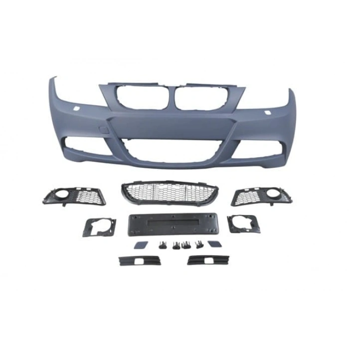 BMW 3 SERI- E90- 09/11; ÖN TAMPON ASTARLI (SİSLİ/F.YIK.LI/SİS KAPAKLI/IZGARALI/PLAKA PLS) M-TECH/LCI