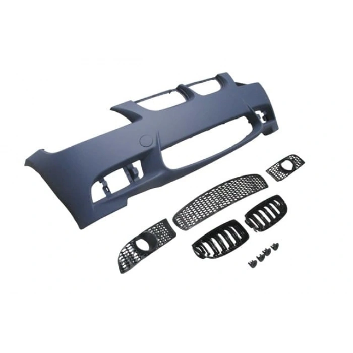 BMW 3 SERI- E92-E93- 07/09; ÖN TAMPON (SİS DELİKLİ KAPAK/IZGARALI/SENSÖR DELİK AÇILİR TİP)(M3-STYLE)